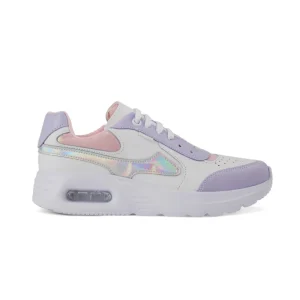 Tenis Casual Niña Coqueta 159600 Sneakers Piel Lila 22 A 26