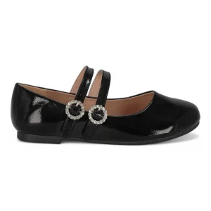 Balerina Niña Coqueta 202102a Flats Charol Negro 18 A 24